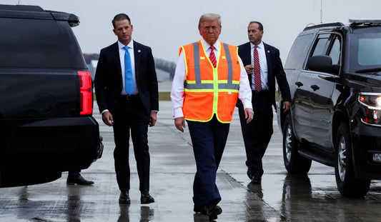 Donald Trump Reflective Vest Glossy Poster Picture Photo Print Banner Booma Prints