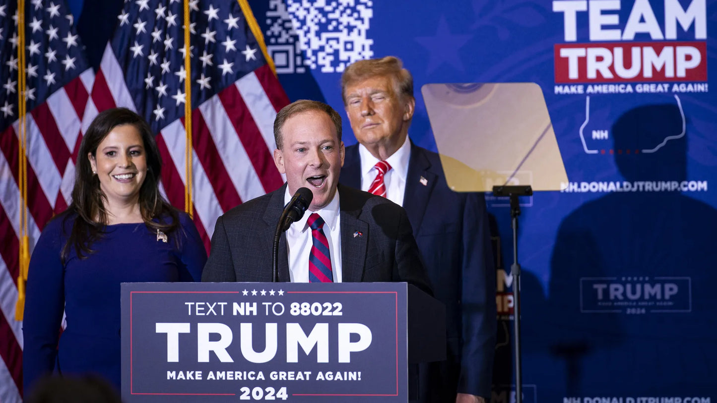 Lee Zeldin Trump 2024 Rally Glossy Poster Picture Photo Print Banner Booma Prints