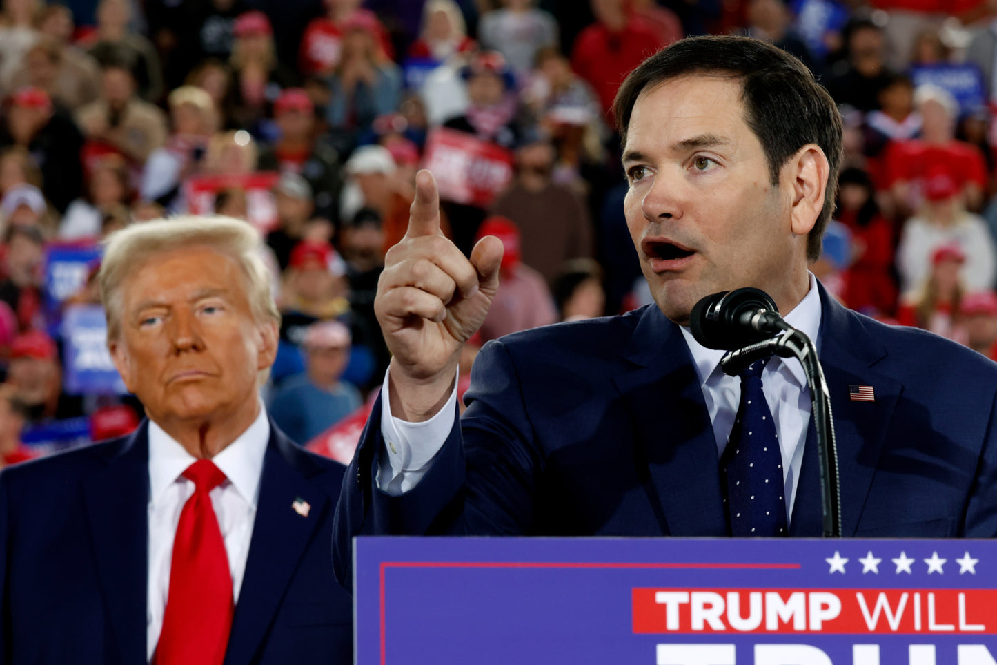 Marco Rubio Trump Rally 2024 Glossy Poster Picture Photo Print Banner Booma Prints