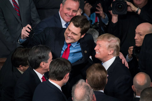 Matt Gaetz Donald Trump Selfie Glossy Poster Picture Photo Print Banner Booma Prints