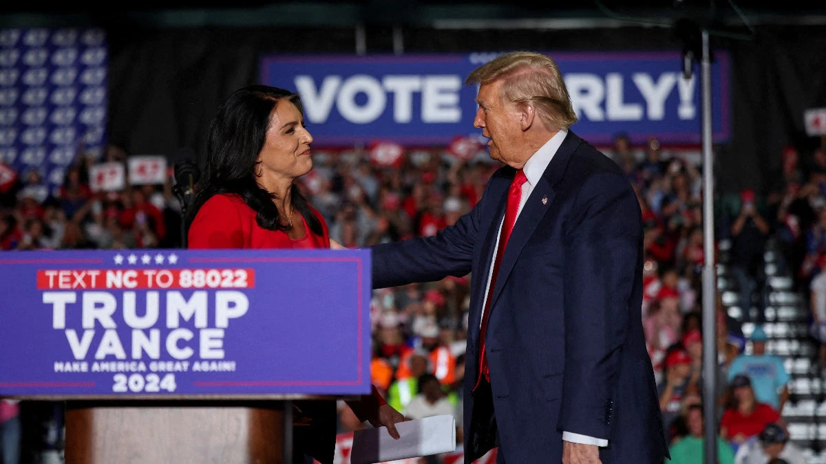 Tulsi Gabbard Trump Rally 2024 Glossy Poster Picture Photo Print Banner Booma Prints
