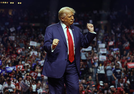 Donald J Trump Dancing Glossy Poster Picture Photo Print Banner Booma Prints