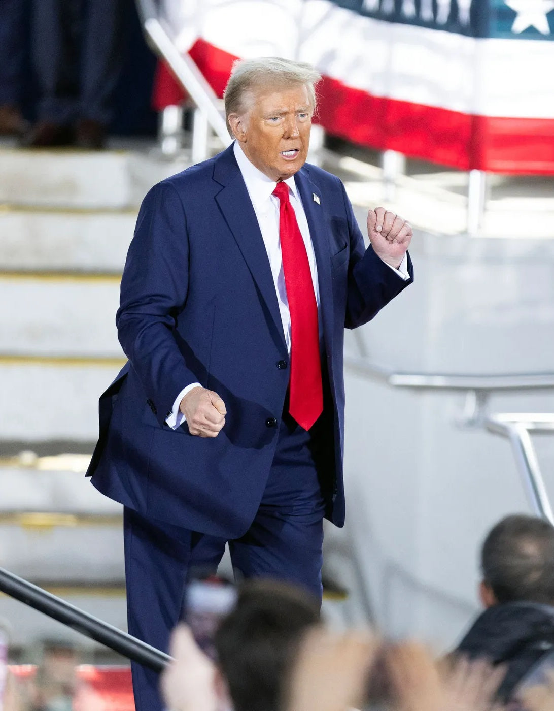 Donald J Trump Mid Dance Glossy Poster Picture Photo Print Banner Booma Prints