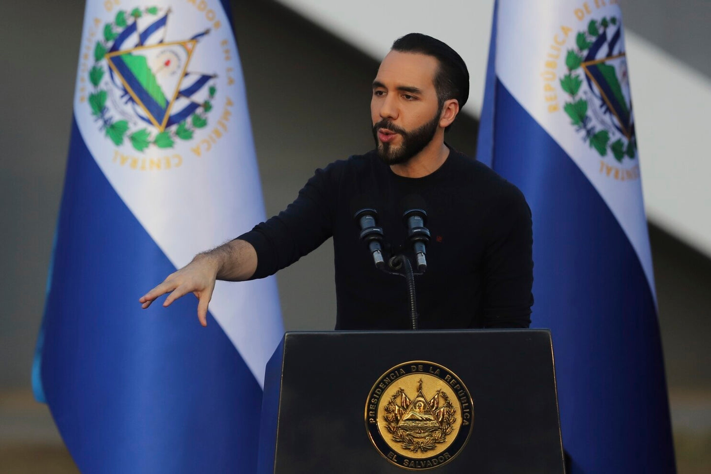 President Nayib Bukele Speech Glossy Poster Picture Photo Print Banner Booma Prints