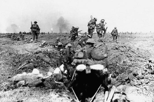 Ww1 Great War Trenches Soldiers Glossy Poster Picture Photo Print Banner Booma Prints
