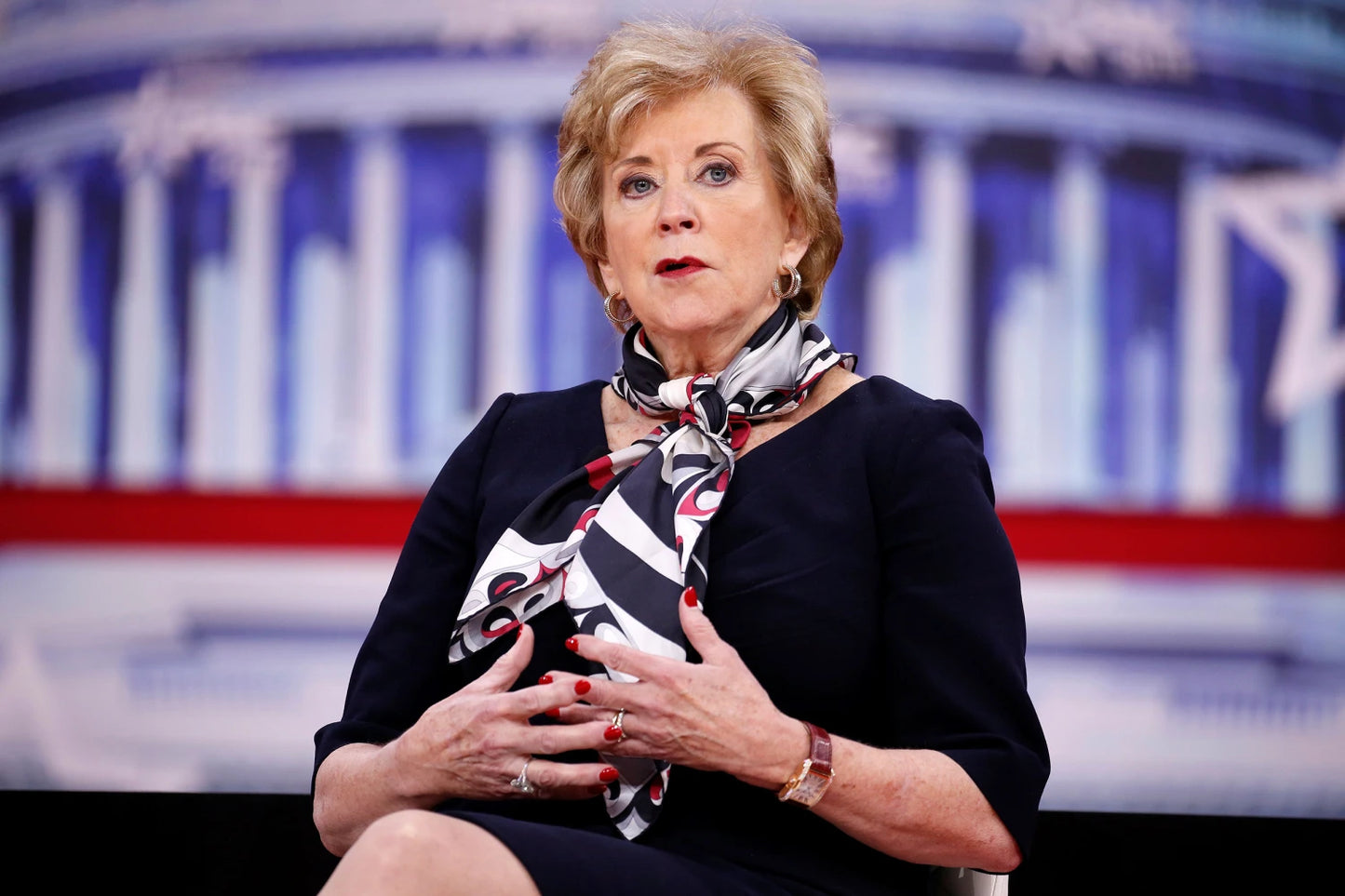 Linda Mcmahon Education Sec Glossy Poster Picture Photo Print Banner Booma Prints