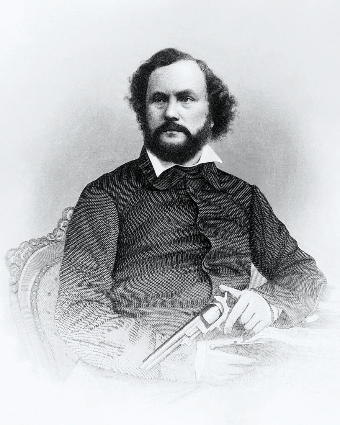 Samuel Colt 45 Portrait Glossy Poster Picture Photo Print Banner  Booma Prints