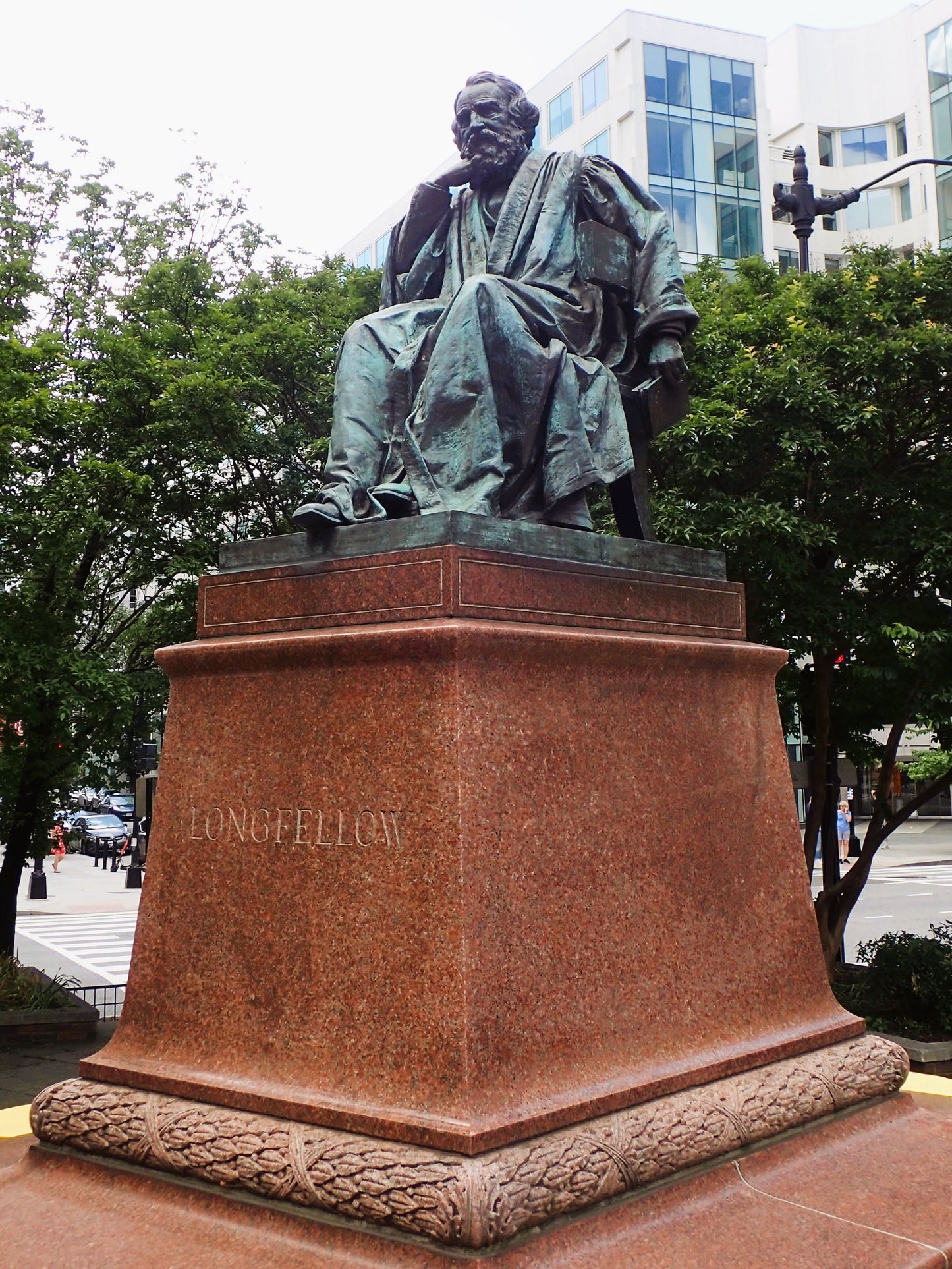Henry Wadsworth Longfellow Statue Glossy Poster Picture Photo Print Banner  Booma Prints
