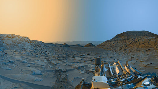 Mars Rover Rocky Surface Glossy Poster Picture Photo Print Banner  Booma Prints