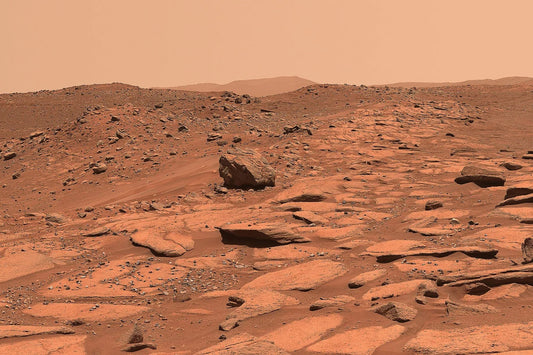 Mars Red Rocky Planet Glossy Poster Picture Photo Print Banner  Booma Prints