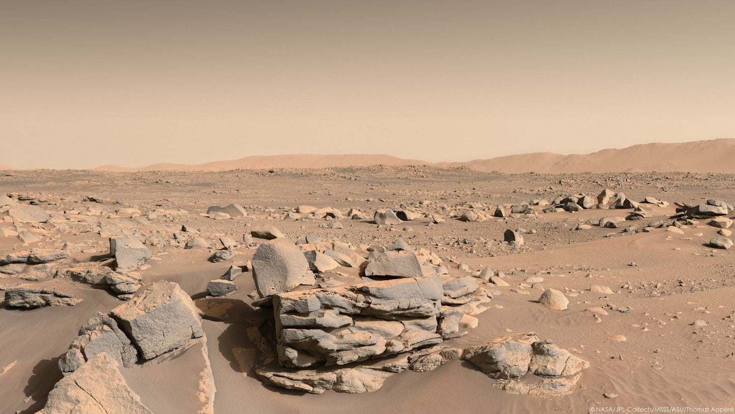 Mrs Red Planet Rover Robot View Glossy Poster Picture Photo Print Banner  Booma Prints
