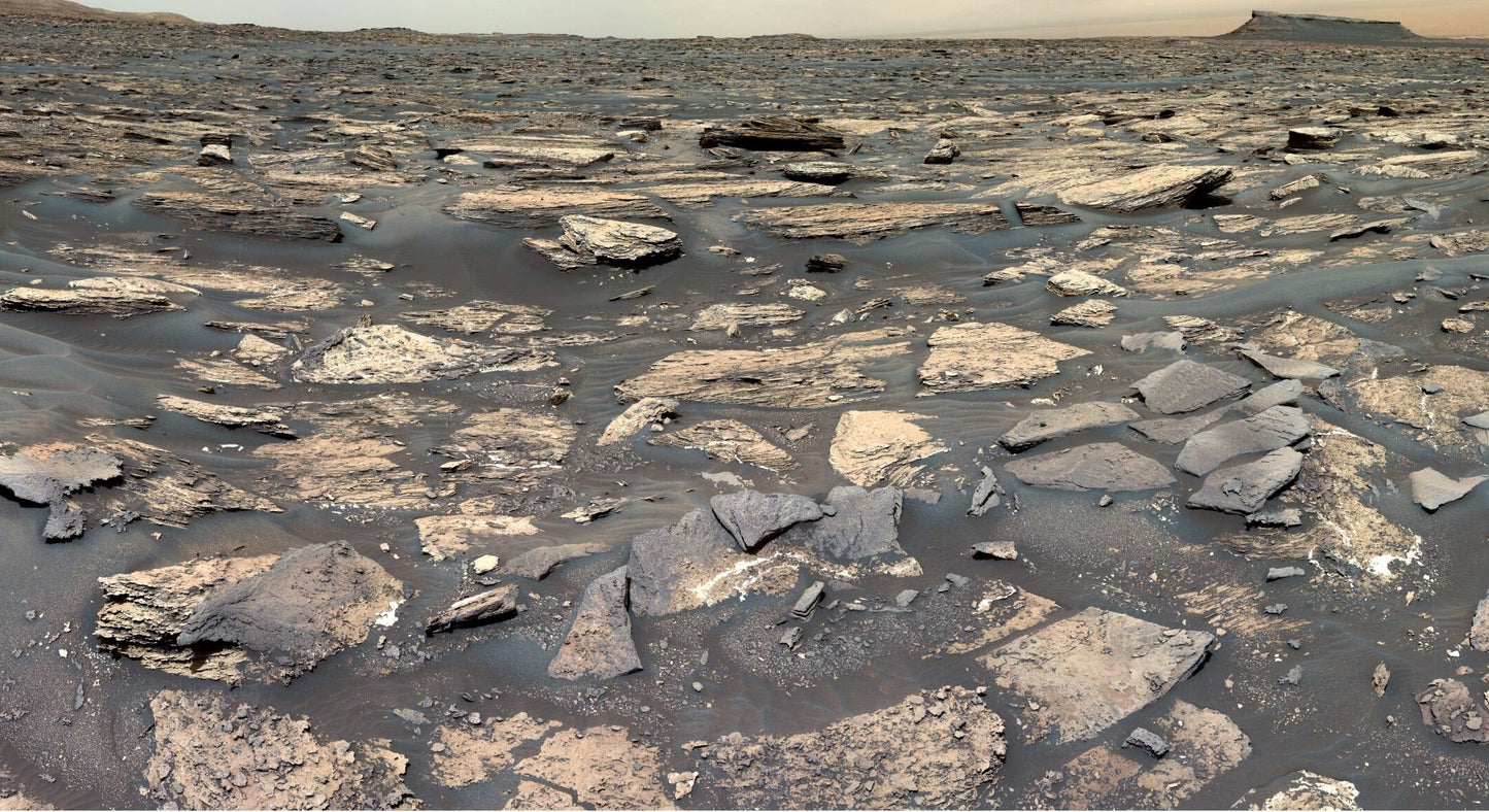 Mars Rocks Rocky Surface Glossy Poster Picture Photo Print Banner  Booma Prints