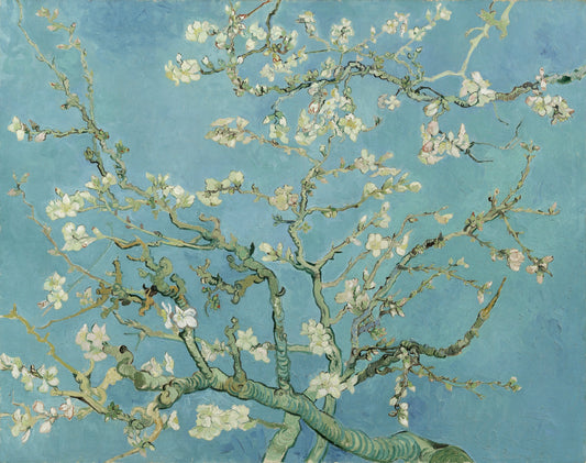 Van Gogh Almond Blossoms Glossy Poster Picture Photo Print Banner  Booma Prints