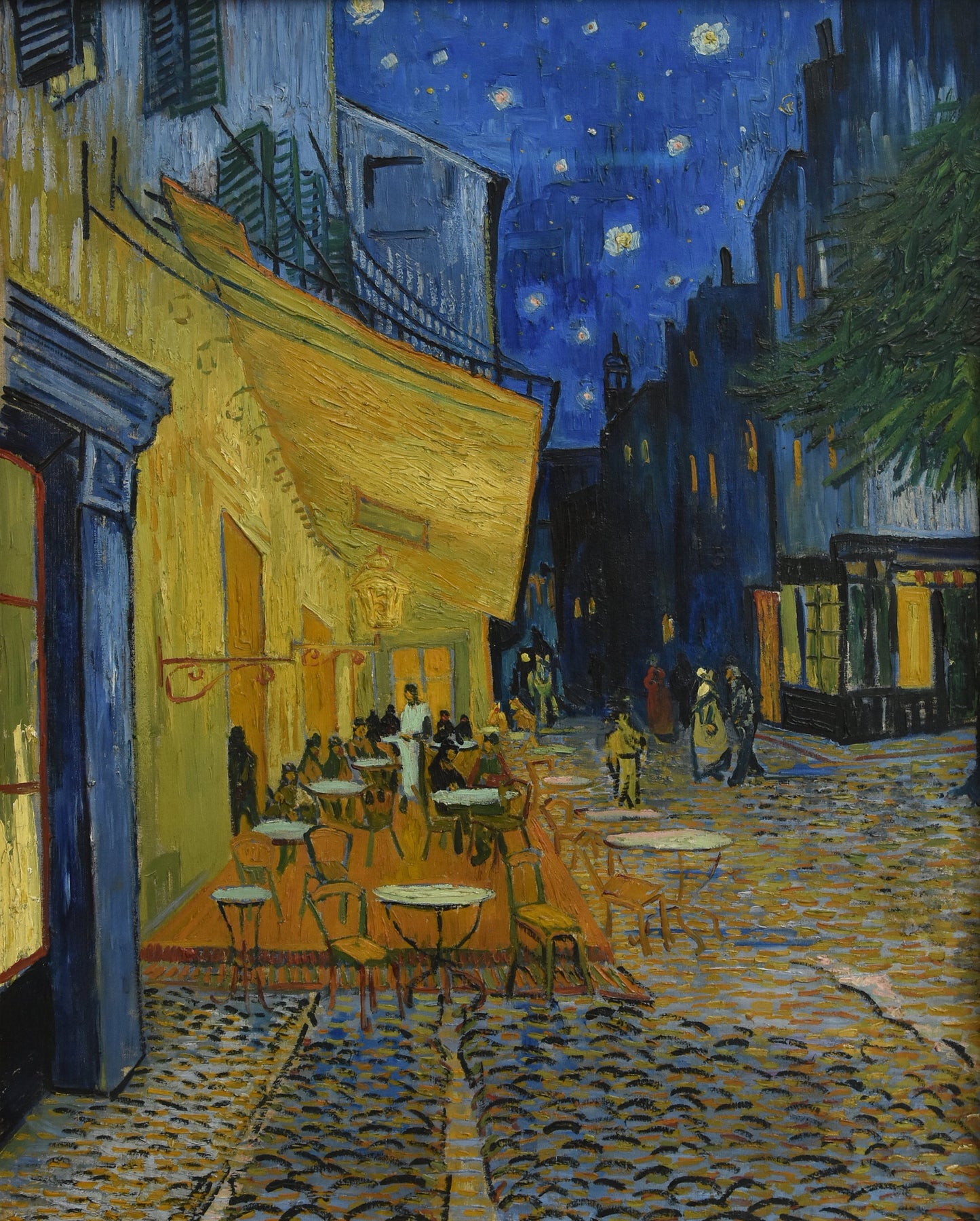 Van Gogh Cafã‰ Terrace At Night Glossy Poster Picture Photo Print Banner  Booma Prints