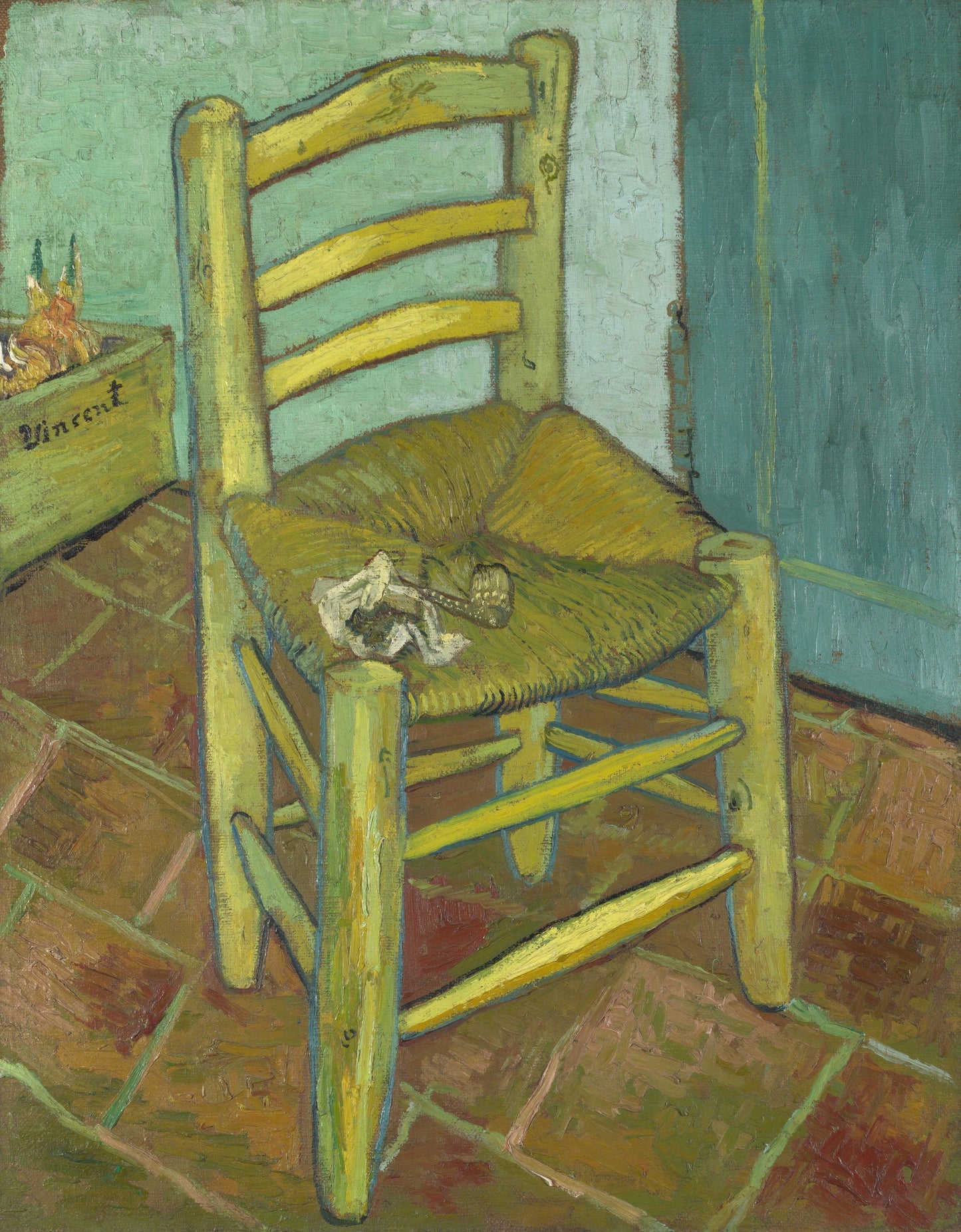 Van Gogh Chair Glossy Poster Picture Photo Print Banner  Booma Prints