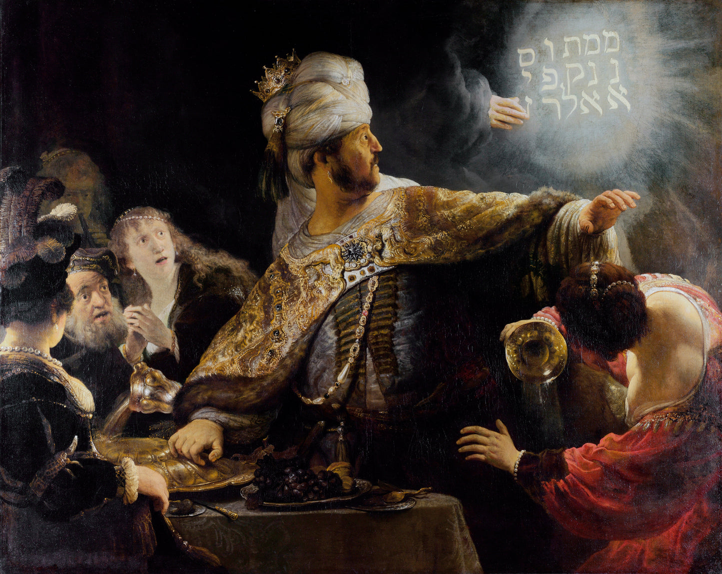 Rembrandt Belshazzar'S Feast Glossy Poster Picture Photo Print Banner  Booma Prints