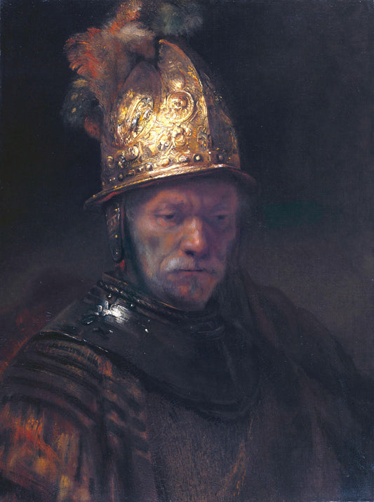 Rembrandt Man With Golden Helmet Glossy Poster Picture Photo Print Banner  Booma Prints