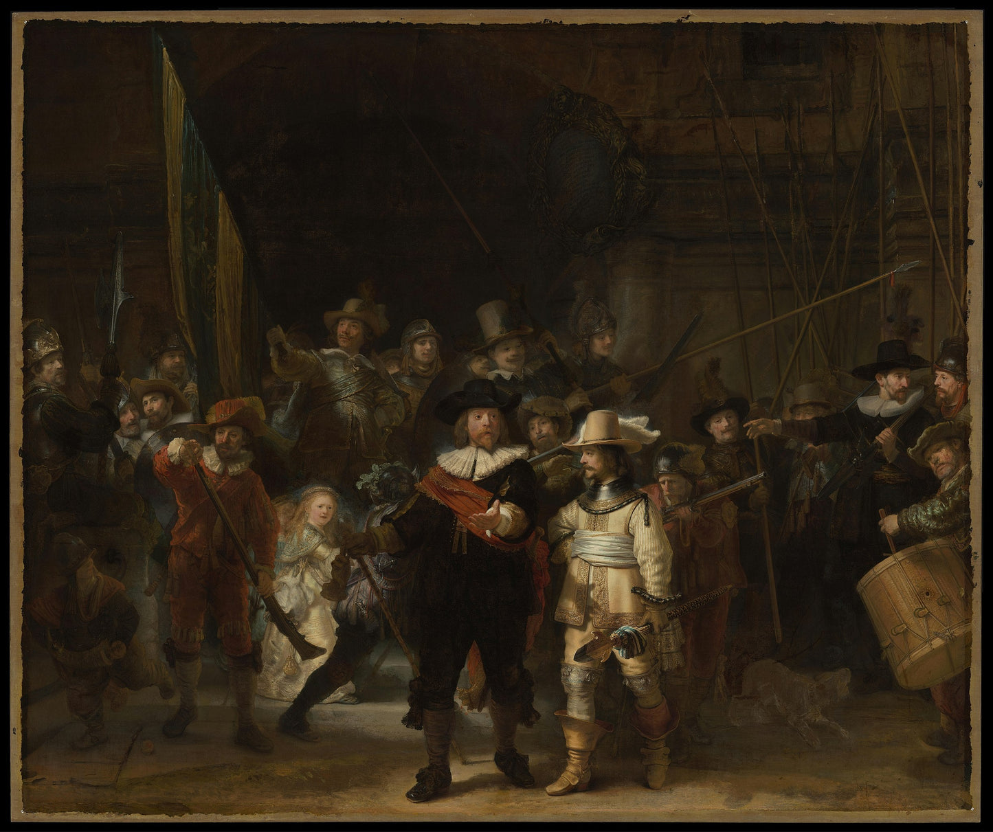 Rembrandt The Night Watch Glossy Poster Picture Photo Print Banner  Booma Prints