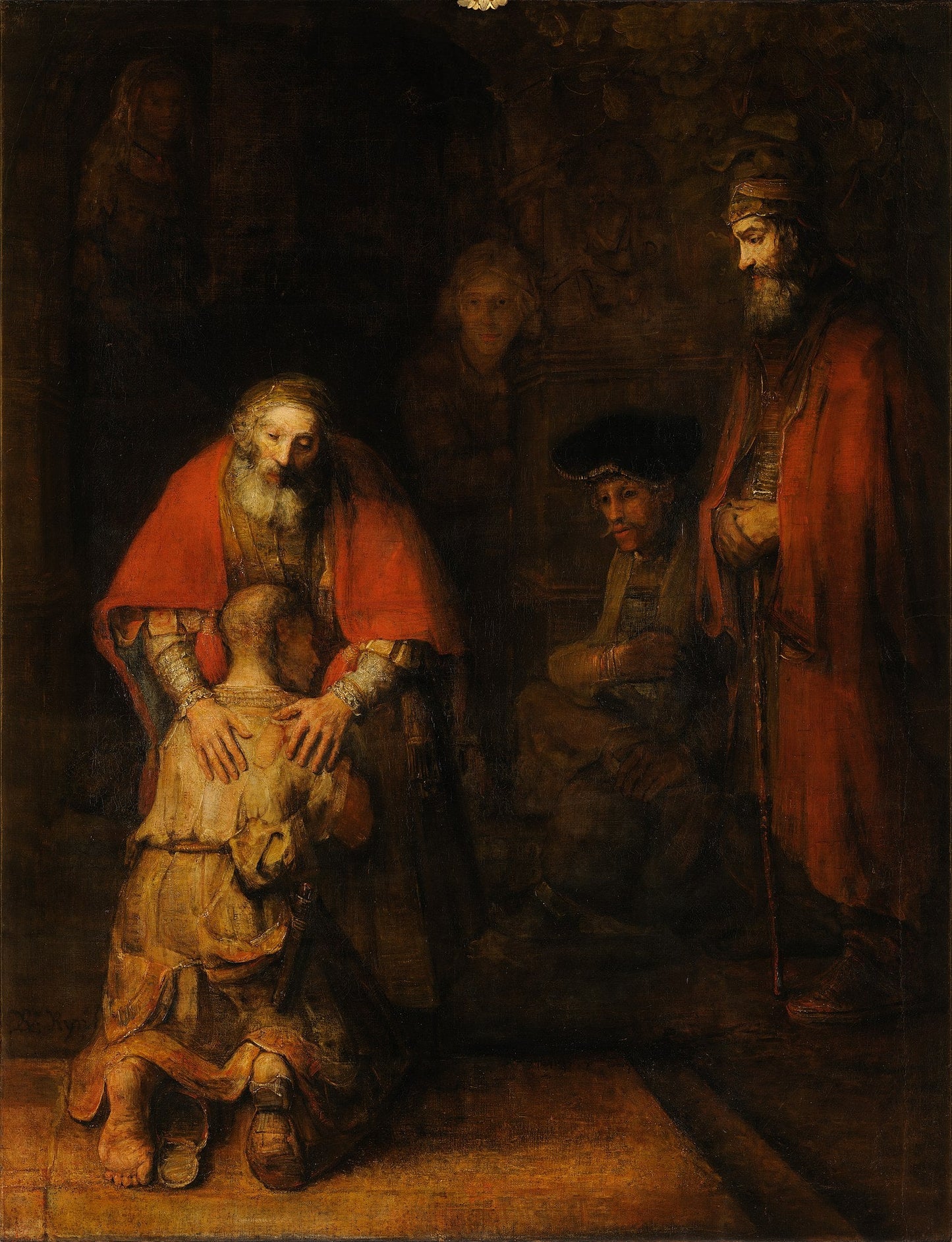 Rembrandt Return Of Prodigal Son Glossy Poster Picture Photo Print Banner  Booma Prints