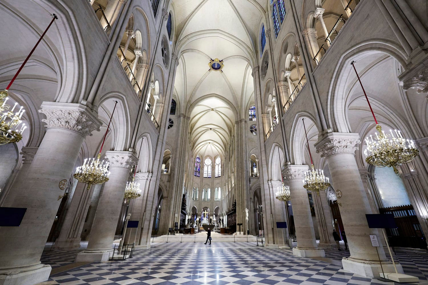 Notre Dame Cathedral 2024 Glossy Poster Picture Photo Print Banner  Booma Prints