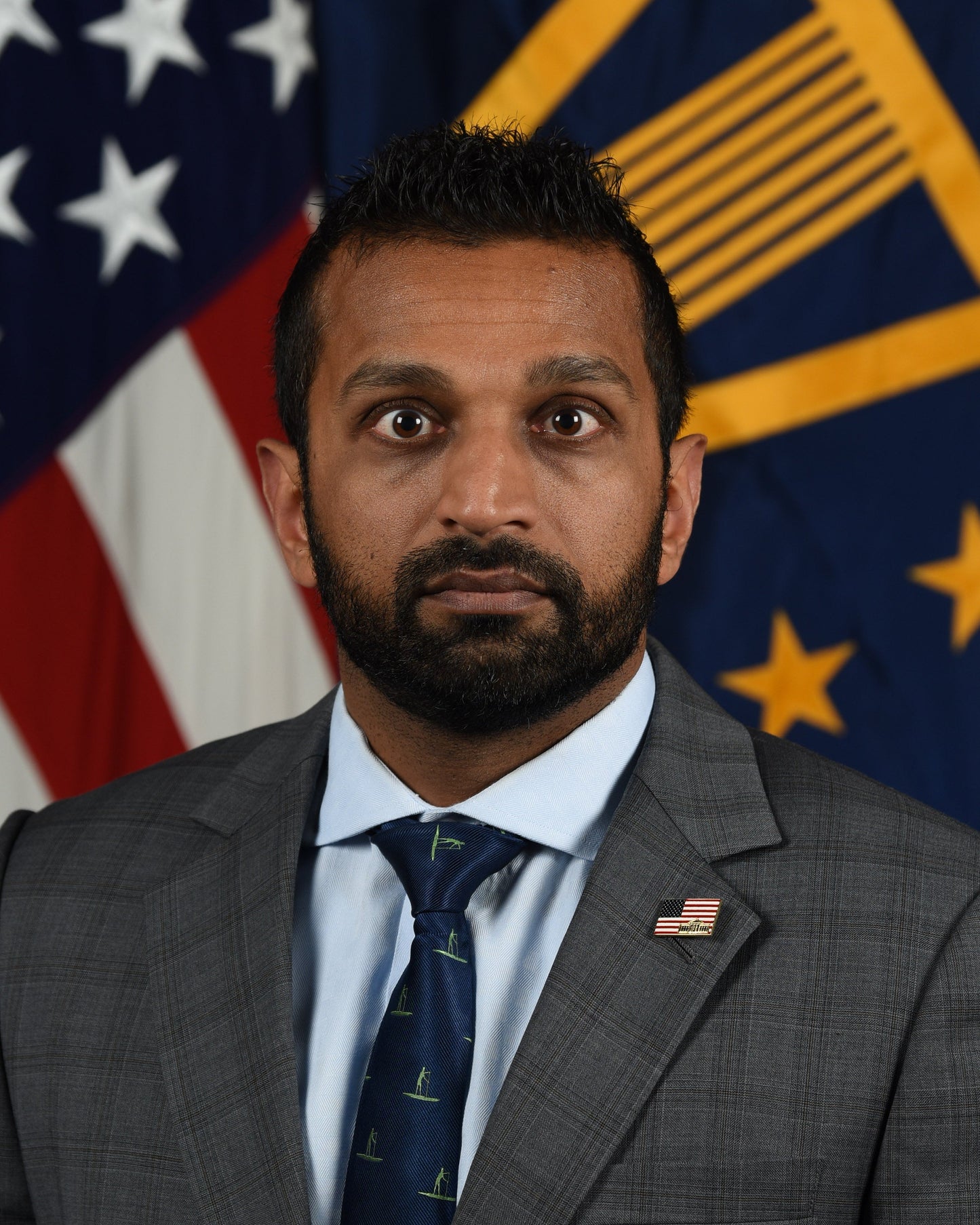 Kash Patel Portrait Fbi Glossy Poster Picture Photo Print Banner  Booma Prints