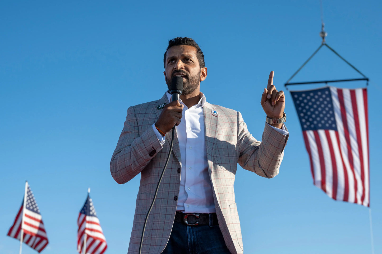 Kash Patel Speech Glossy Poster Picture Photo Print Banner  Booma Prints