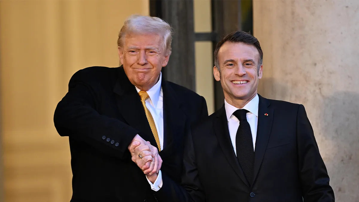 Donald Trump Macron 2024 Glossy Poster Picture Photo Print Banner  Booma Prints