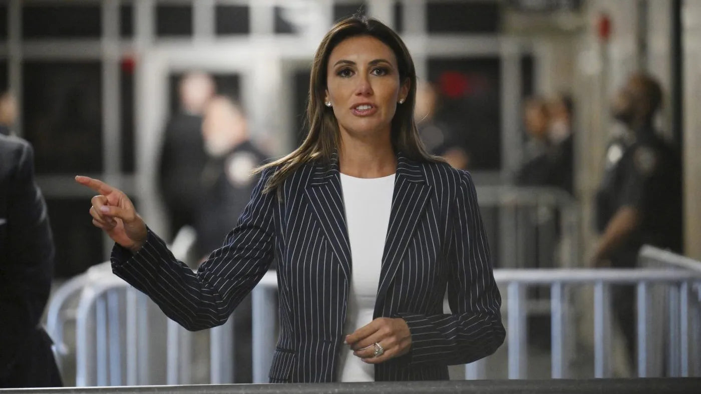 Alina Habba Trump Lawyer Speaking Glossy Poster Picture Photo Print Banner  Booma Prints