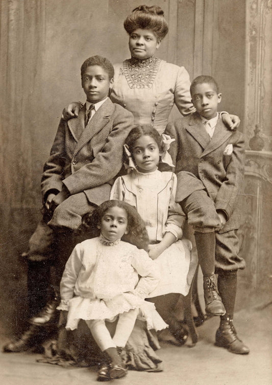 Ida B Wells Family Children 1909 Glossy Poster Picture Photo Print Banner  Booma Prints