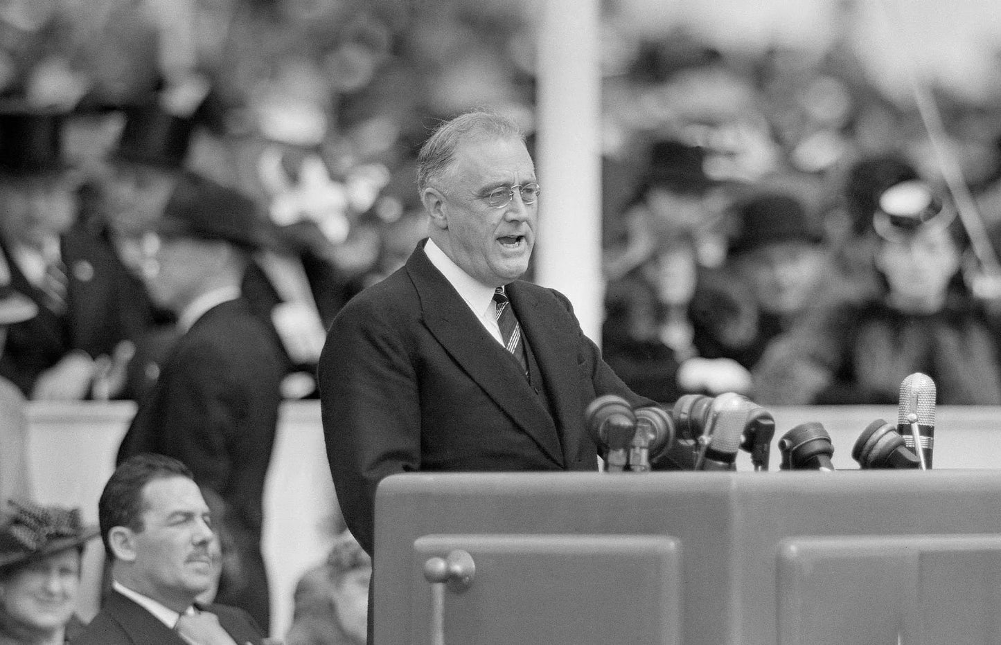 Franklin D. Roosevelt Speaking 1939 Fdr Poster Picture Photo Print Banner  Booma Prints