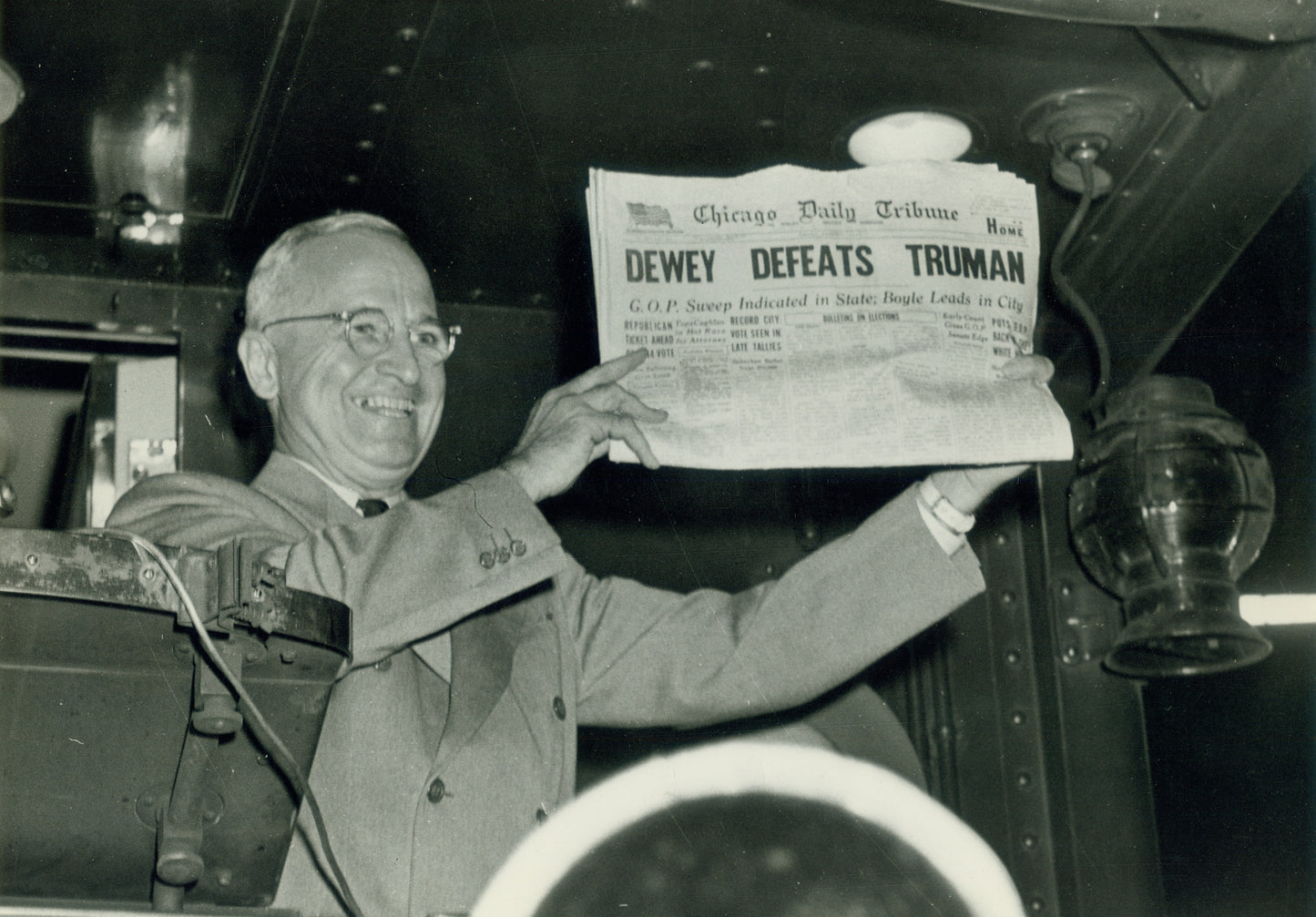 Dewey Defeats Truman Newspaper 1948 Poster Picture Photo Print Banner  Booma Prints