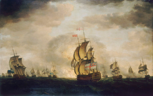 Battle Cape St Vincent Revolutionary War Poster Picture Photo Print Banner  Booma Prints
