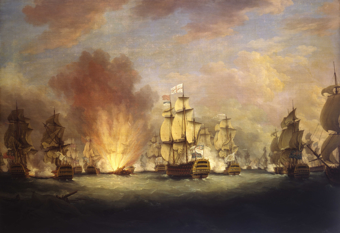 Battle Cape St Vincent Revo War Usa Poster Picture Photo Print Banner  Booma Prints