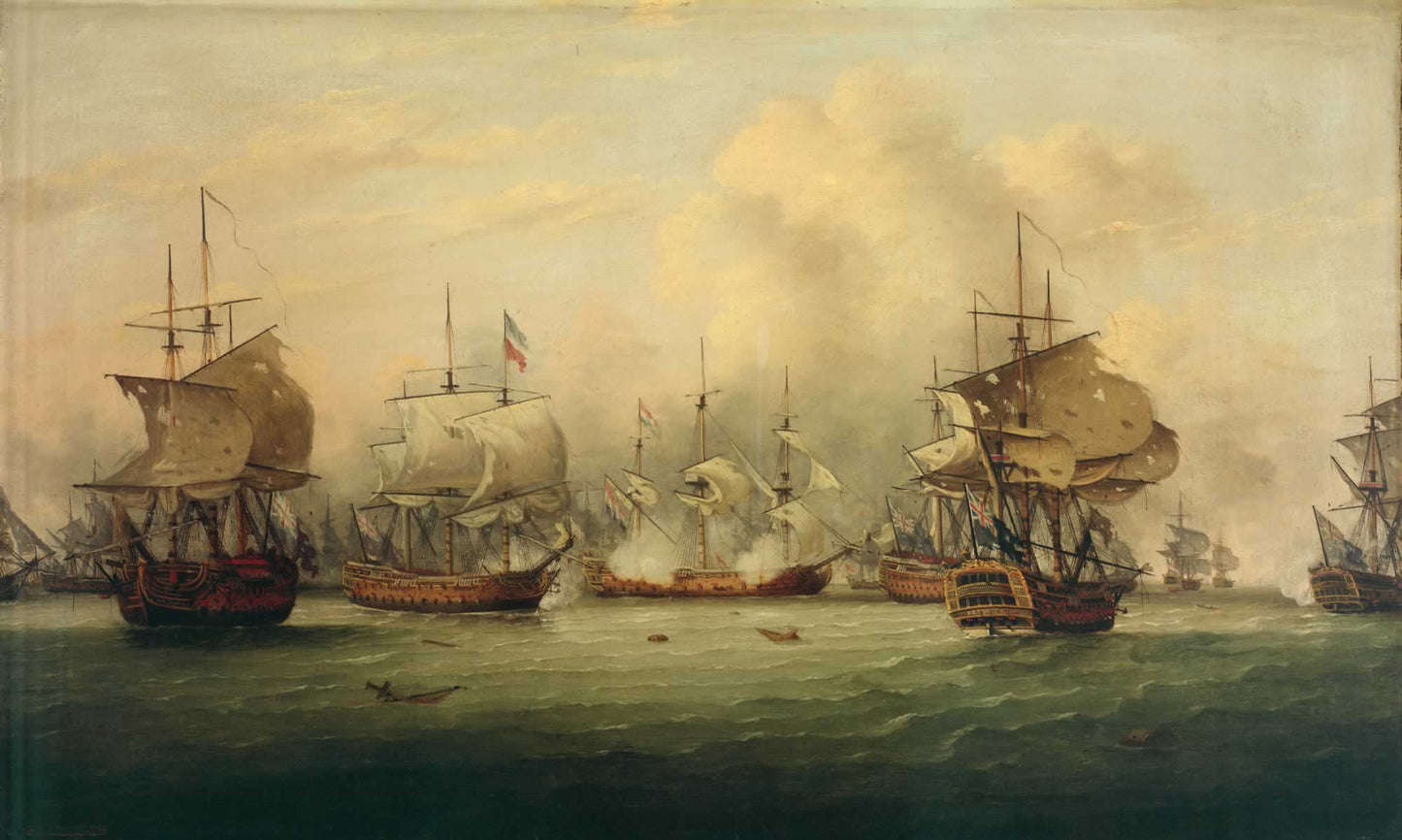 Battle Of Dogger Bank Revolutionary War Poster Picture Photo Print Banner  Booma Prints