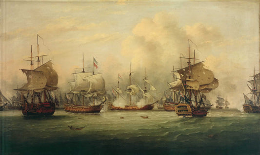 Battle Of Dogger Bank Revolutionary War Poster Picture Photo Print Banner  Booma Prints