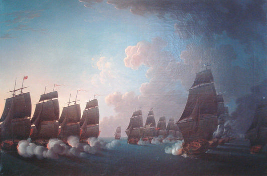 Battle Of Martinique Revolutionary War Poster Picture Photo Print Banner  Booma Prints