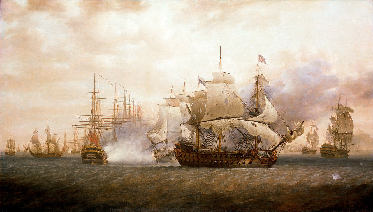 Battle Of Saint Kitts Revolutionary War Poster Picture Photo Print Banner  Booma Prints