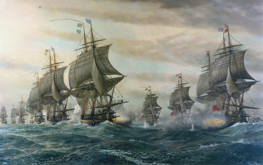 Battle Of The Chesapeake Revo War Usa Poster Picture Photo Print Banner  Booma Prints
