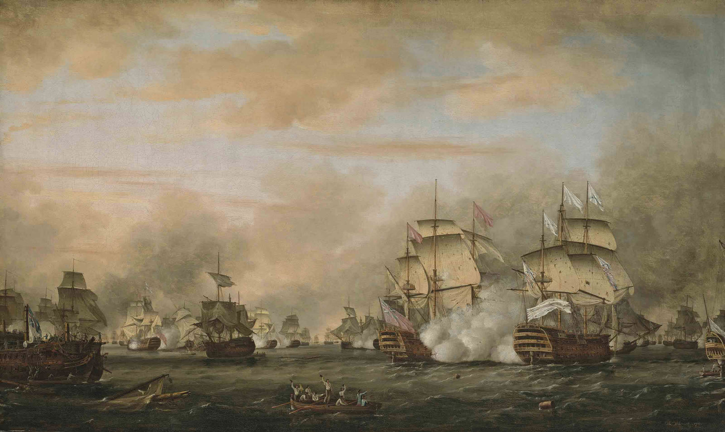 Battle Of The Saintes Revolutionary War Poster Picture Photo Print Banner  Booma Prints