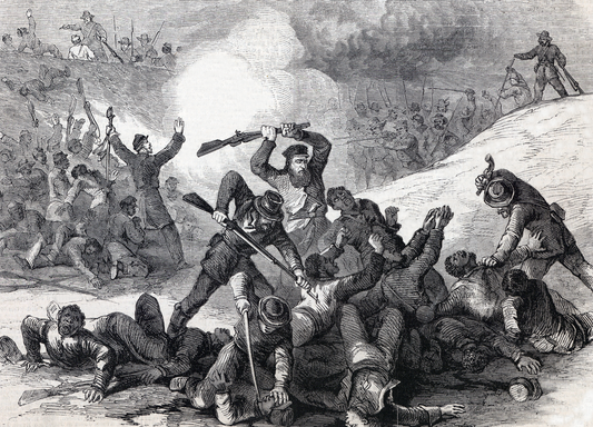 Battle Of Fort Pillow Civil War Glossy Poster Picture Photo Print Banner  Booma Prints