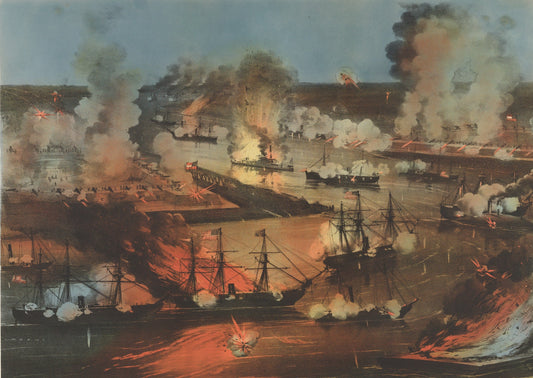 Naval Triumph On Mississippi Civil War Poster Picture Photo Print Banner  Booma Prints