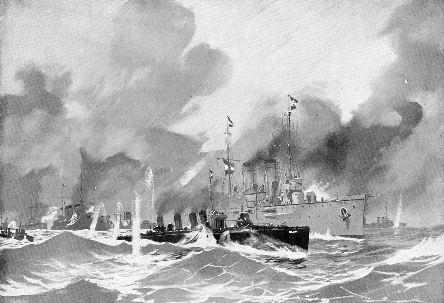 Battle Of Antivari Ww1 Wwi Glossy Poster Picture Photo Print Banner  Booma Prints