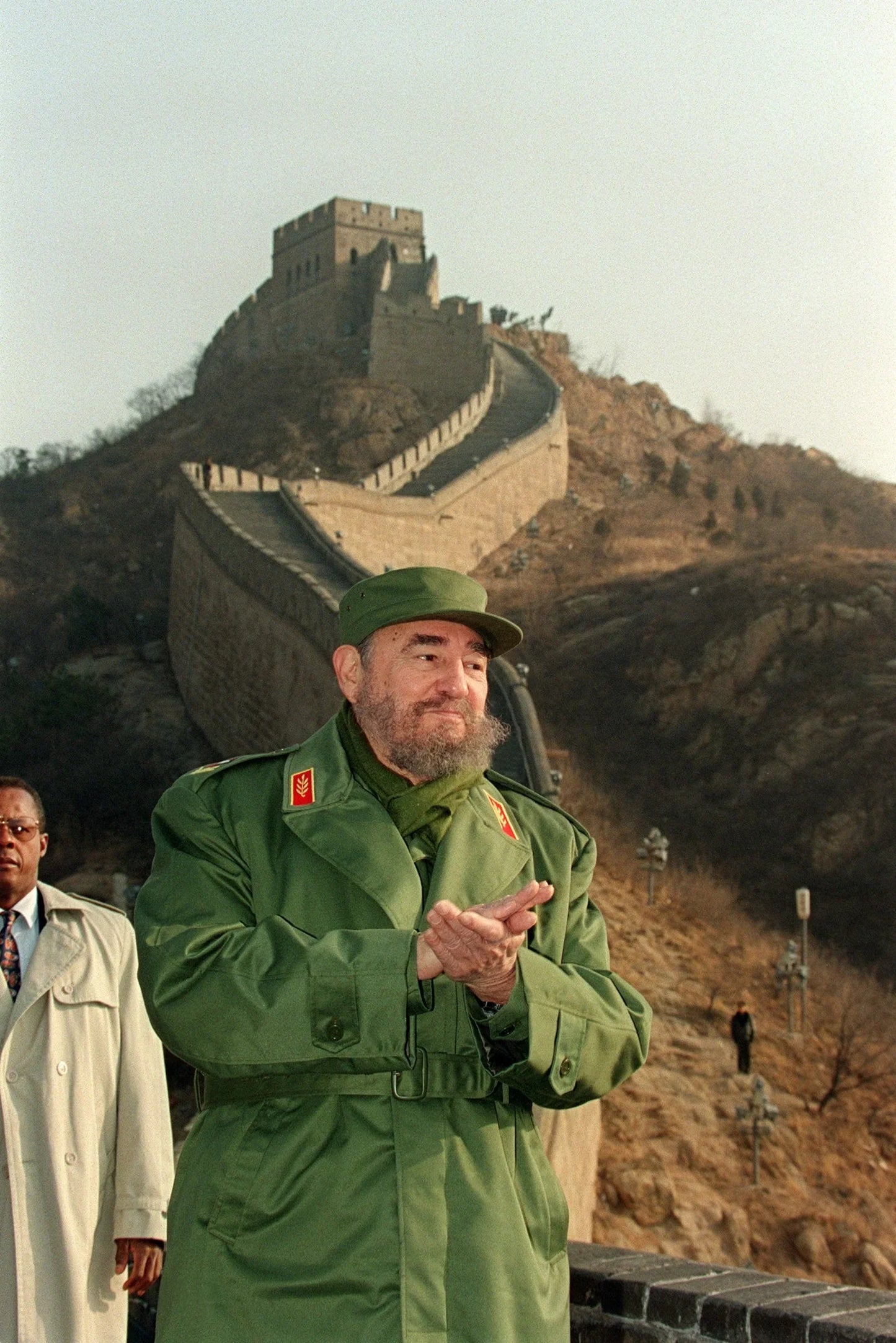 Fidel Castro Beijing China 1995 Glossy Poster Picture Photo Print Banner  Booma Prints