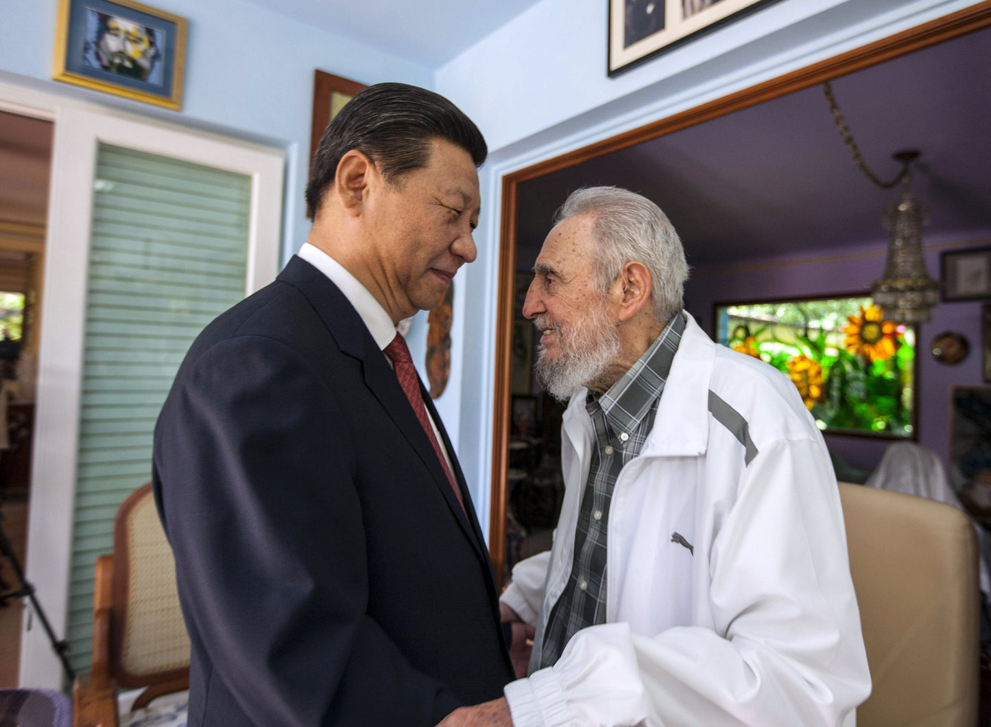 Fidel Castro Xi Jinping China Cuba Poster Picture Photo Print Banner  Booma Prints
