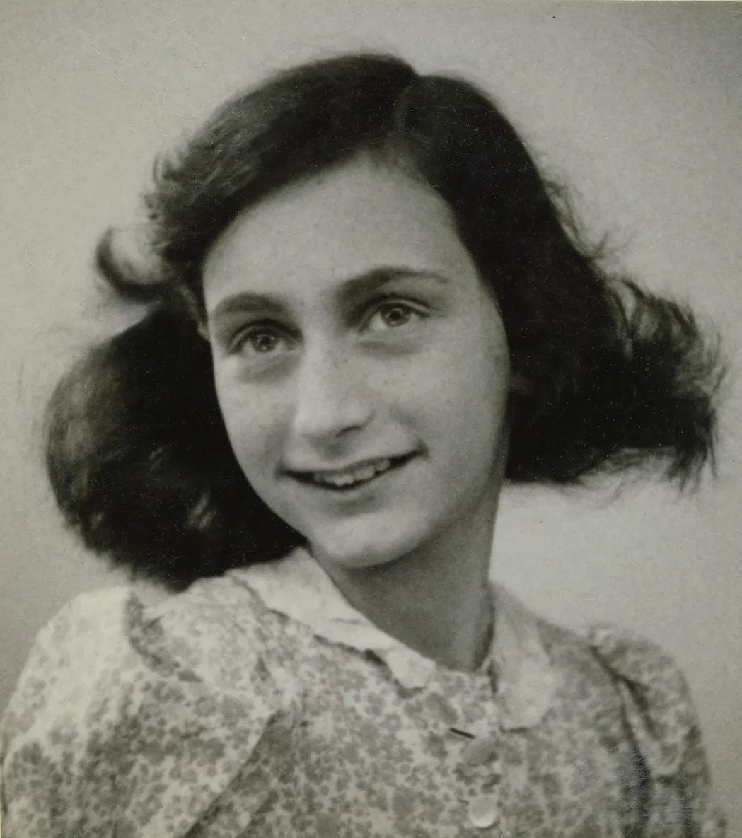 Anne Frank Portrait Glossy Poster Picture Photo Print Banner  Booma Prints
