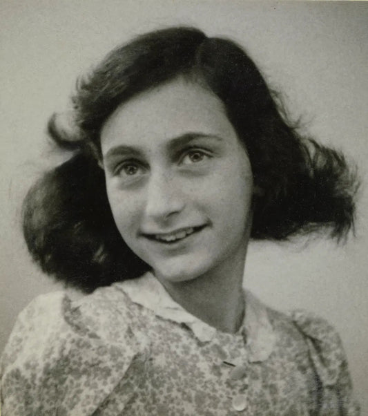 Anne Frank Portrait Glossy Poster Picture Photo Print Banner  Booma Prints