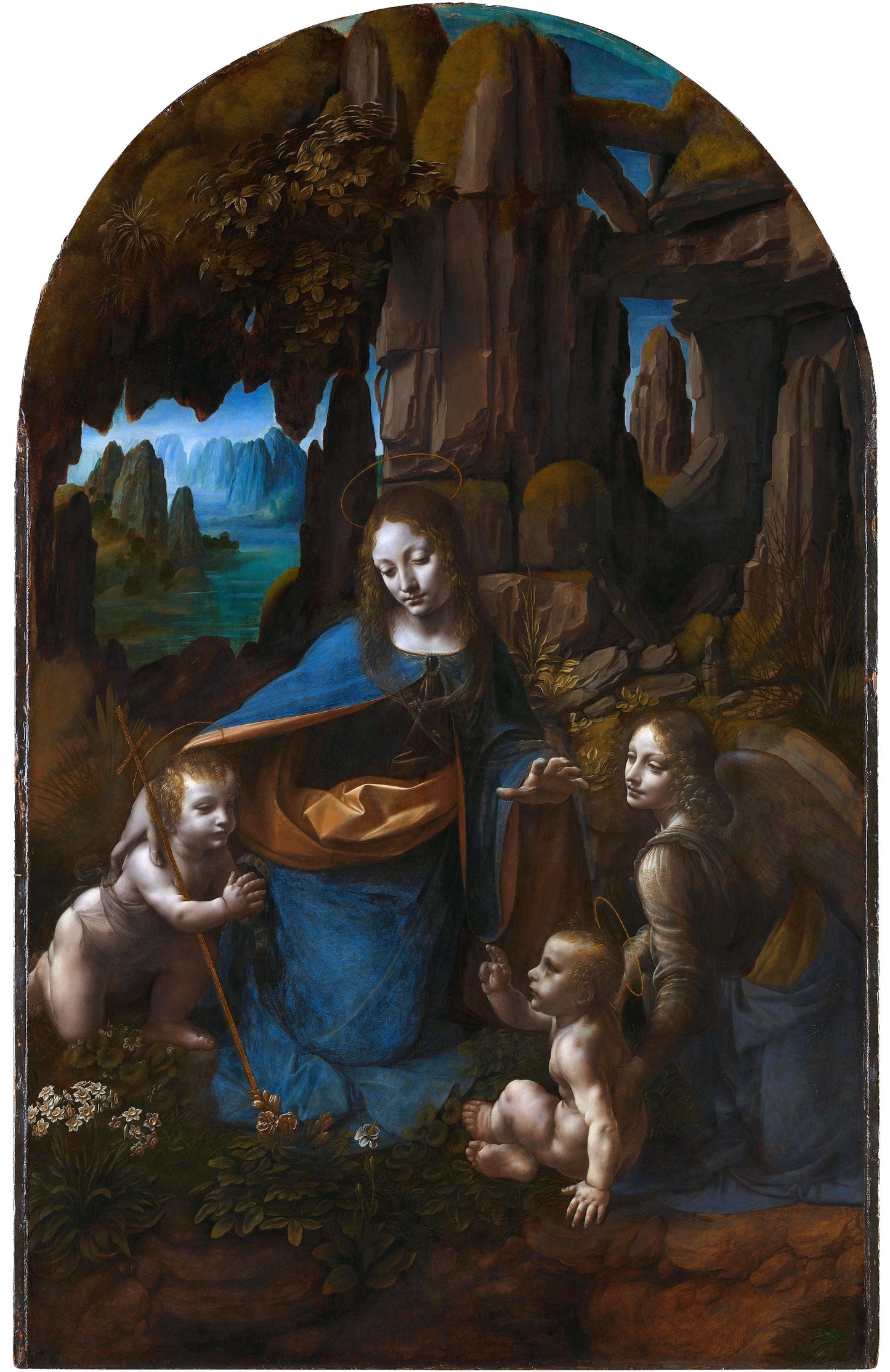 The Virgin Of Rocks Leonardo Da Vinci Poster Picture Photo Print Banner  Booma Prints