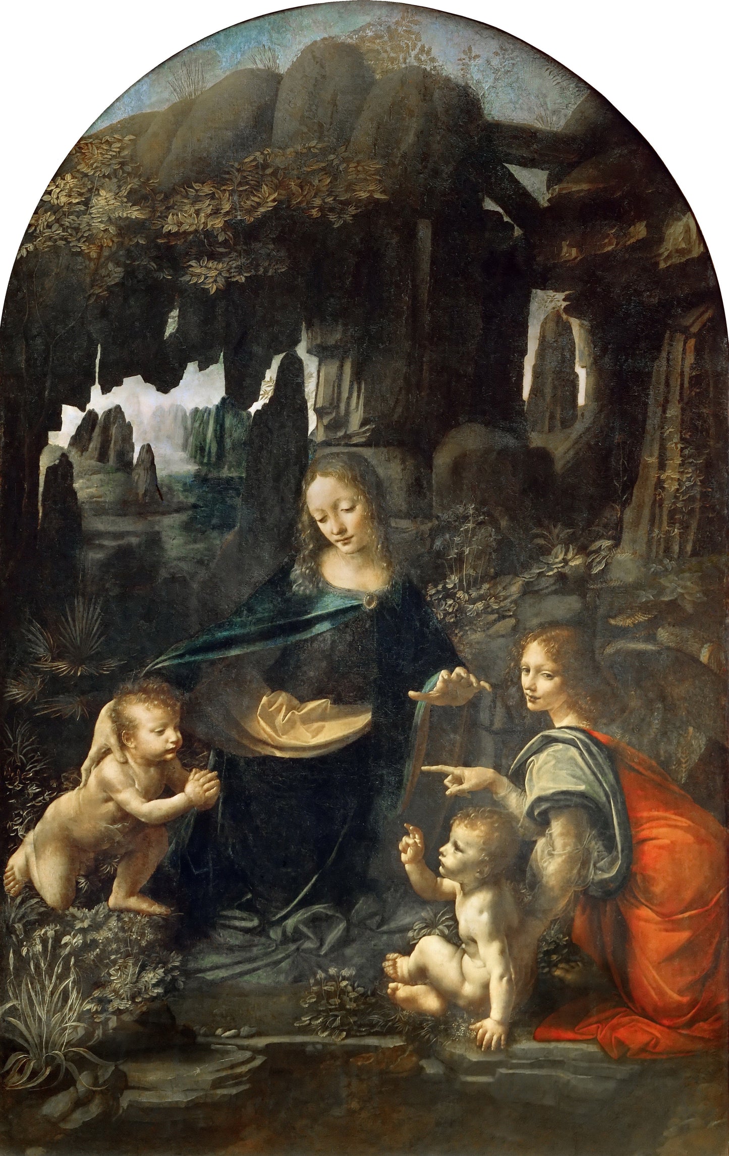 Virgin Of Rocks Leonardo Da Vinci Glossy Poster Picture Photo Print Banner  Booma Prints