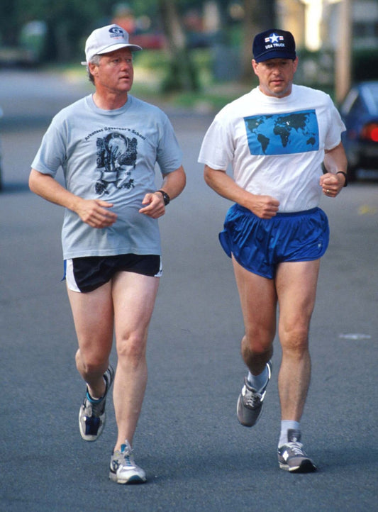 Pres Bill Clinton Gore Running Shorts Poster Picture Photo Print Banner  Booma Prints