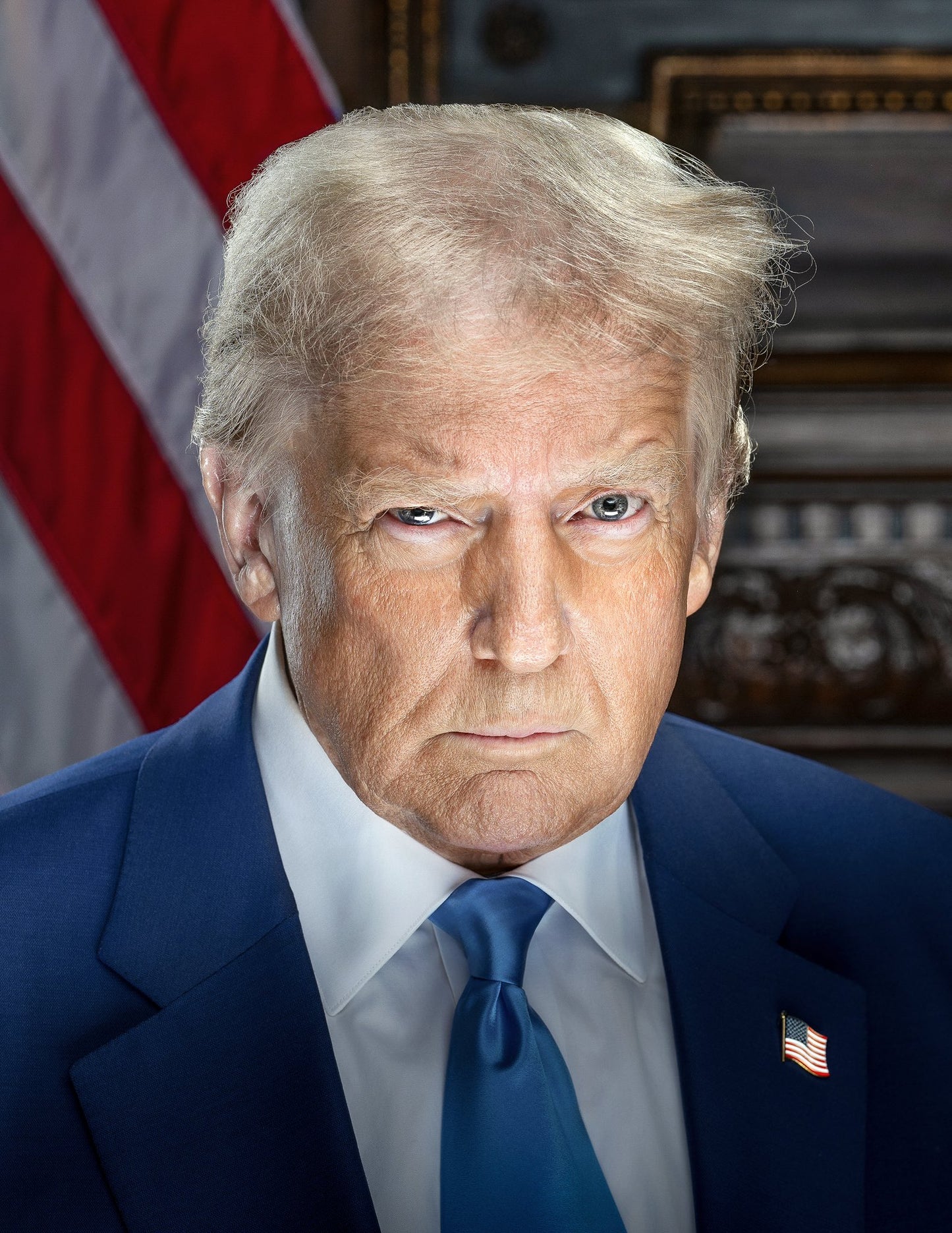 Donald Trump Official 2025 Presidential Portrait Poster Picture Photo Print Booma Prints